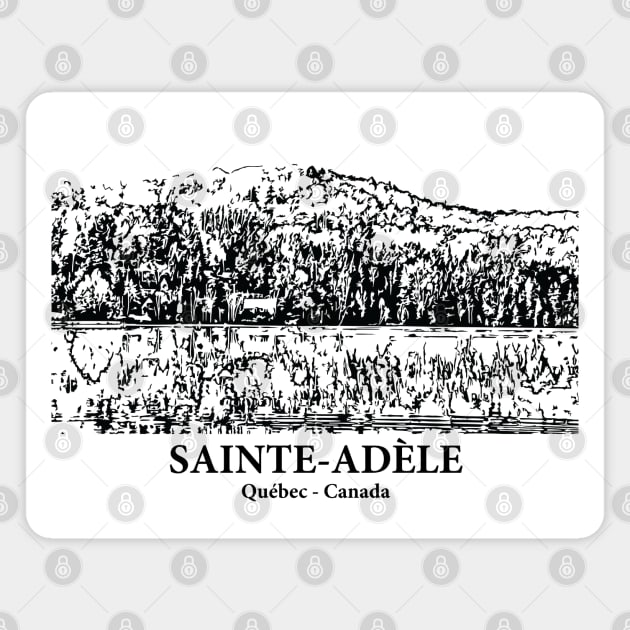 Sainte-Adèle - Québec Magnet by Lakeric